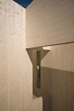 A wooden accent piece finished with hardwax oil wood finish.