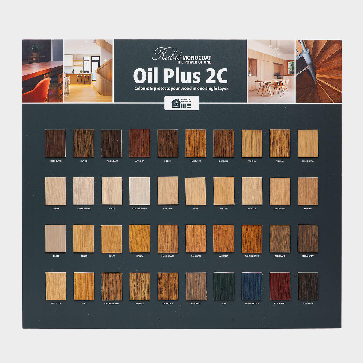 Oil Plus 2C Topcard Color Board
