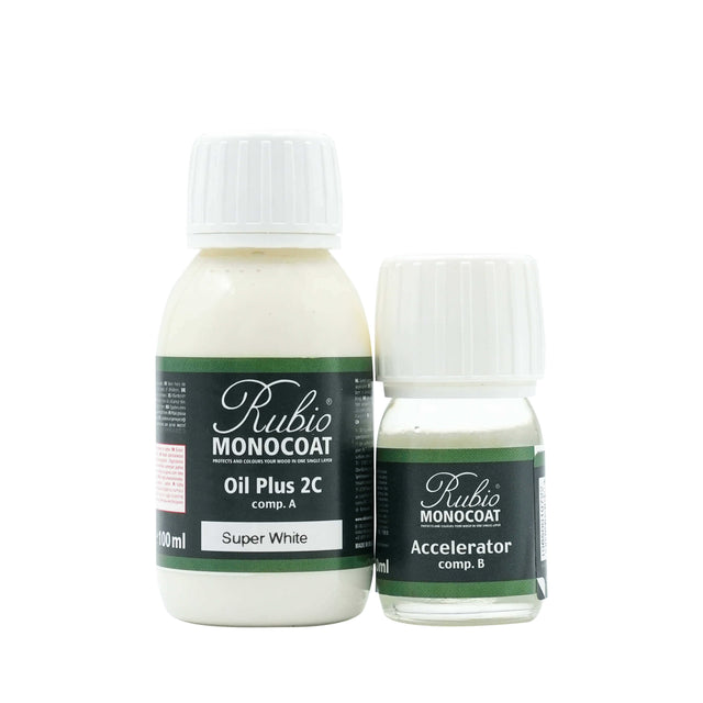 Rubio Monocoat Oil Plus 2C 130 Milliliter Super White