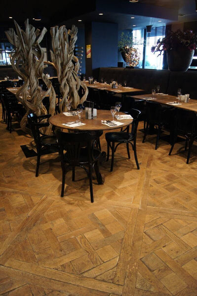 Beautifully designed wood floors finished with Rubio Monocoat.