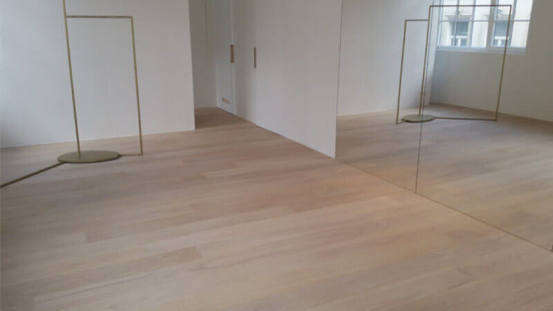 Oak flooring finished with Rubio Monocoat.