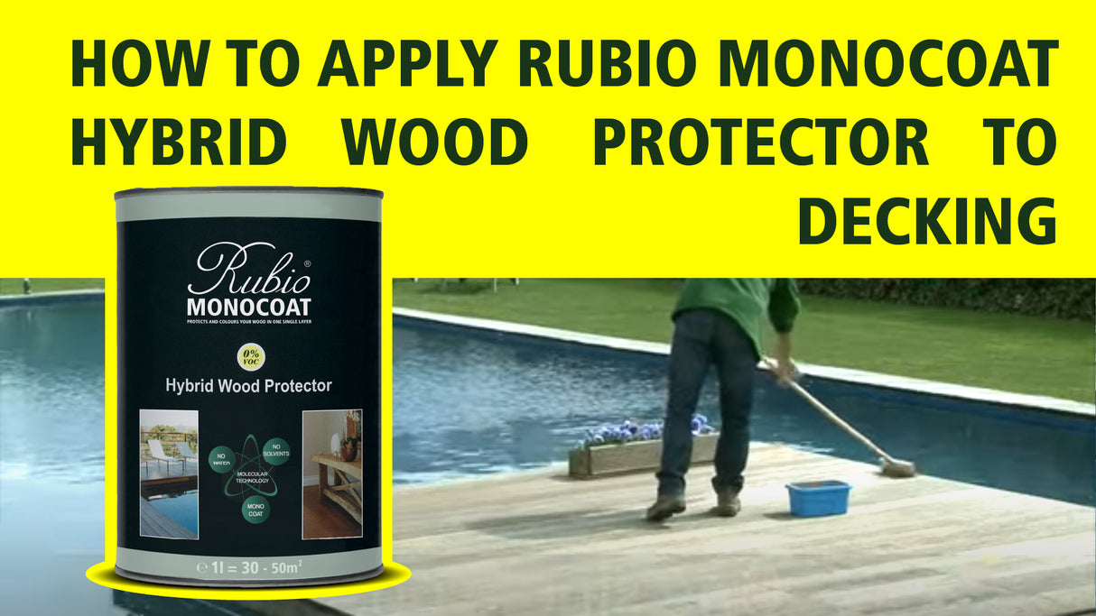 How to apply Hybrid Wood Protector to decking