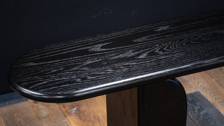 SheenPlus polyurethane alternative wood finish applied over Oil Plus 2C Black on white oak