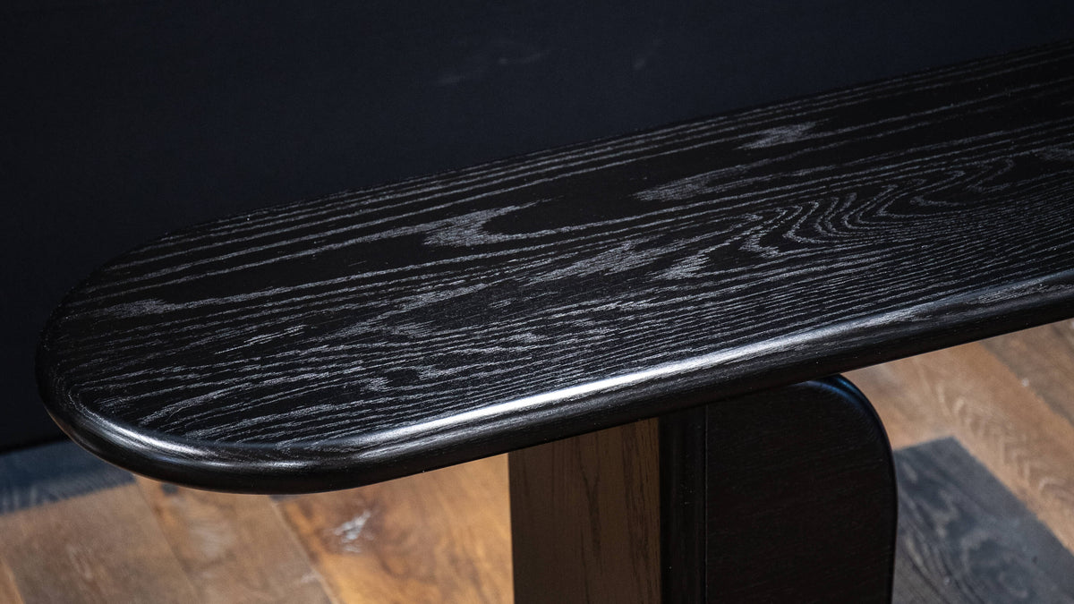 SheenPlus polyurethane alternative wood finish applied over Oil Plus 2C Black on white oak