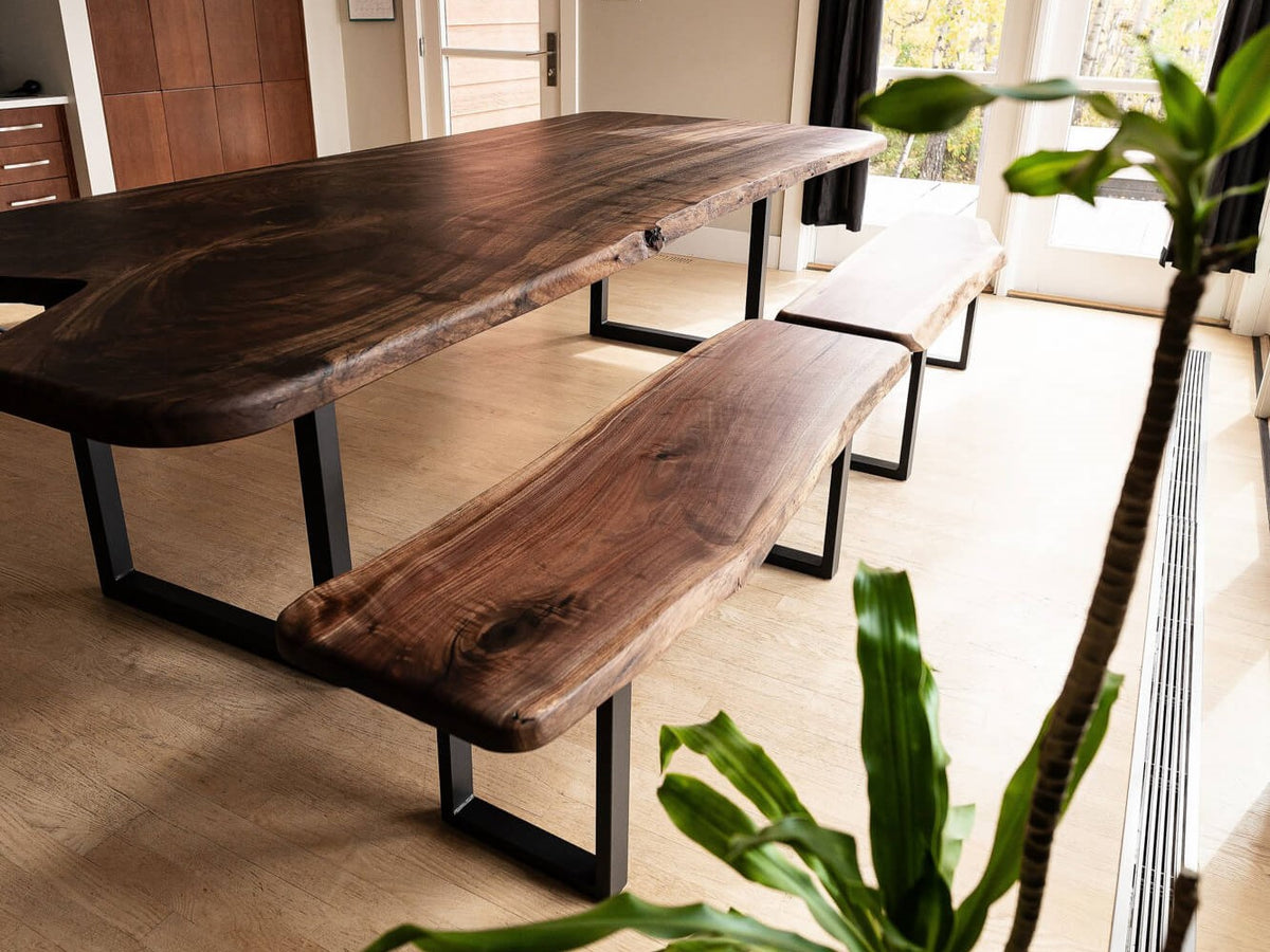 Claro Walnut Dining Table Rubio Monocoat