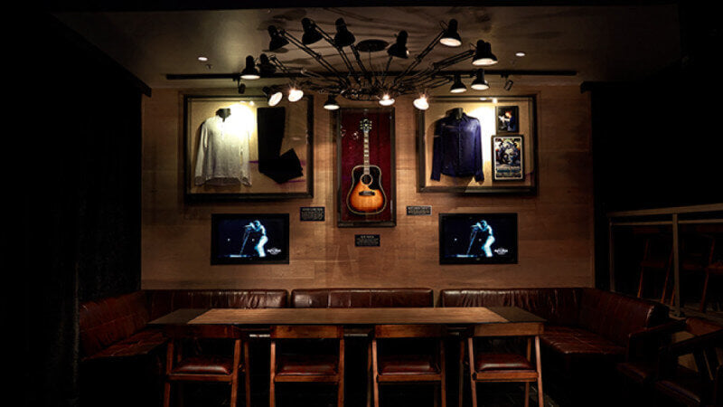 Wooden floors in Hard Rock Cafe finished with Rubio Monocoat.