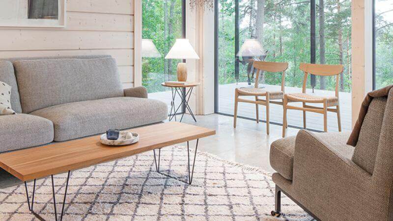Private house in Finland with wooden features finished with Rubio Monocoat.