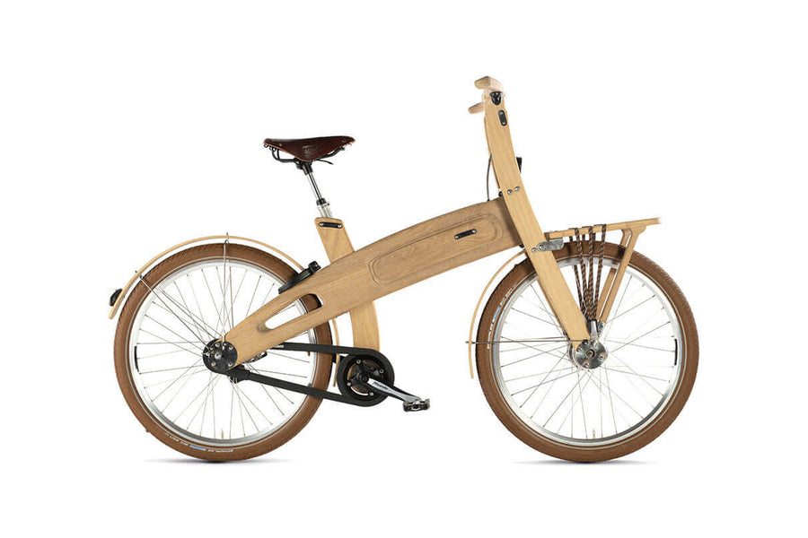 Wood bike.