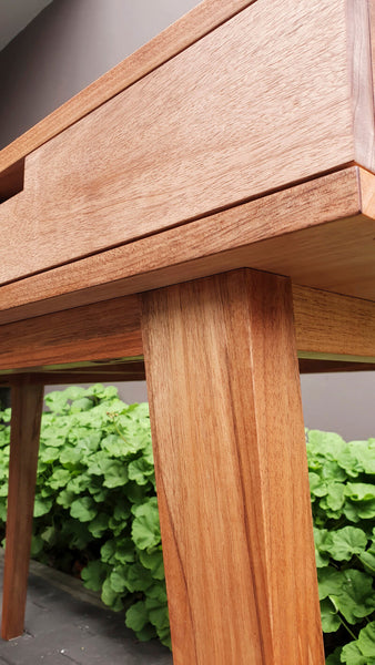Rubio Monocoat used to finished wooden desk.