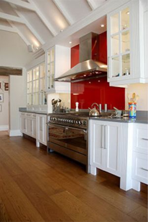 Beautiful oak wood flooring finished with Rubio Monocoat.