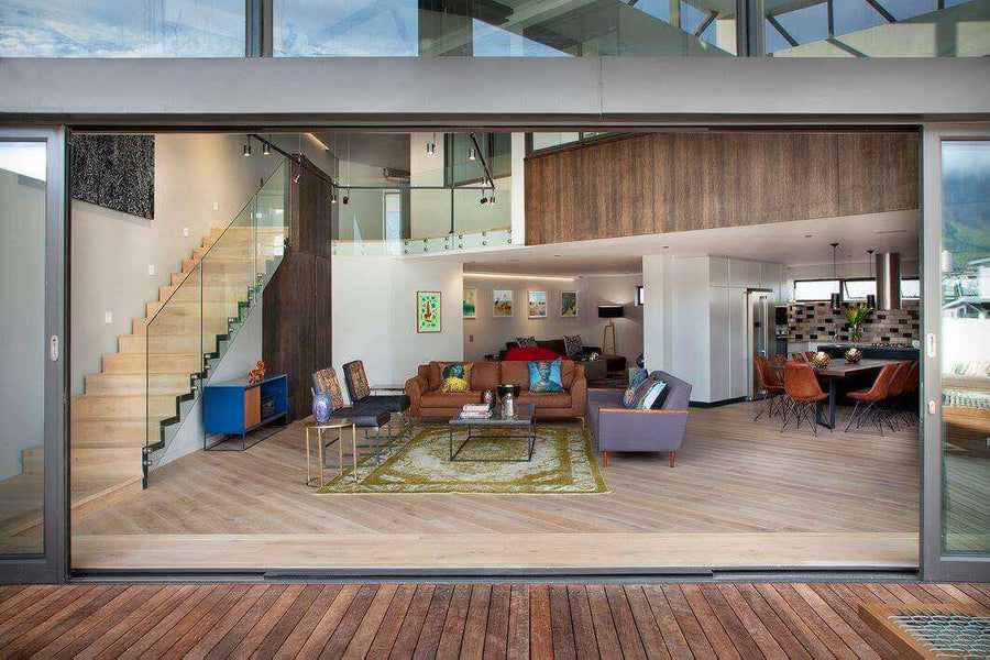 Beautiful modern interior features Rubio Monocoat finish.
