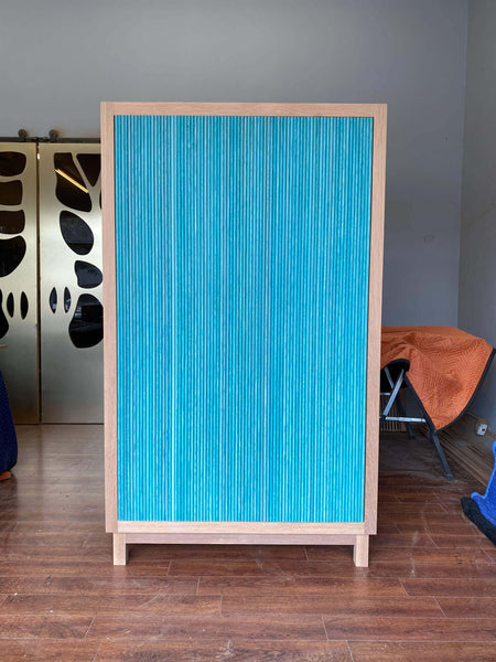 Unique White Oak Entry Dresser finished with Rubio Monocoat products.