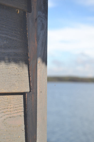 Details of exterior wood finished with Rubio Monocoat.
