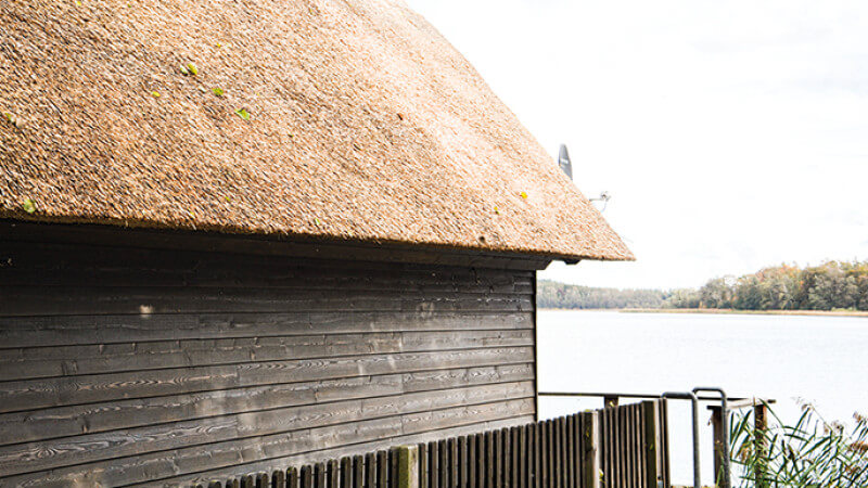Wooden house finished with Rubio Monocoat products.