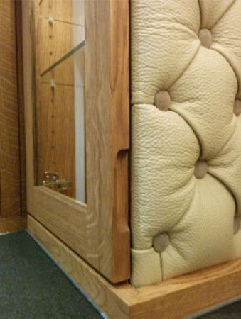 Details of wooden bar from Germany finished with Rubio Monocoat.