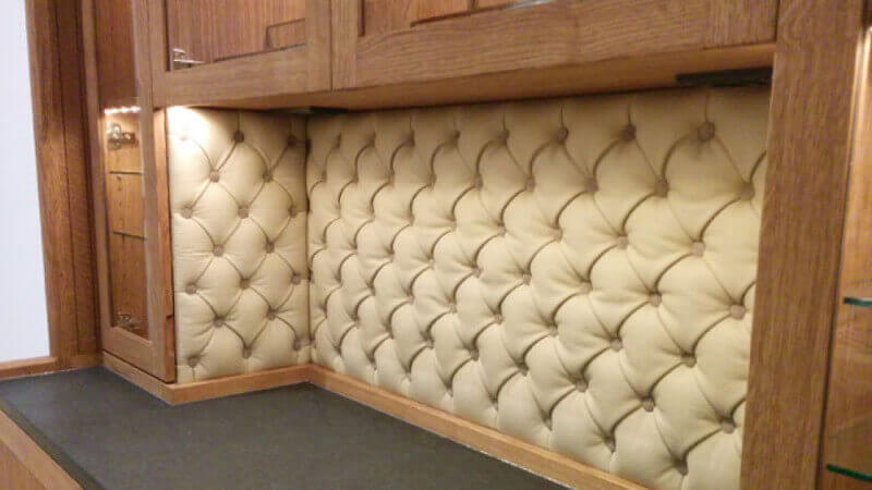 Oak wood bar finished with Rubio Monocoat.