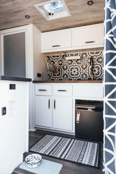 Rubio Monocoat used on wooden counter tops in travel van.