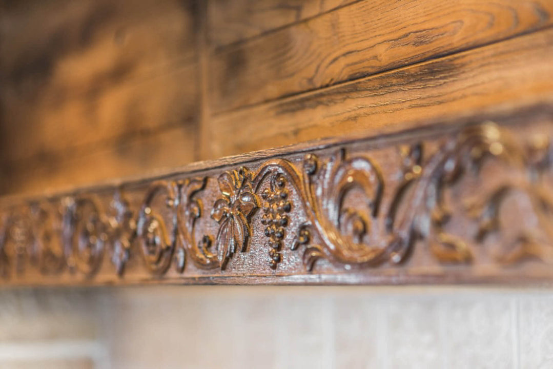 Wood details in Serbian home finished with Rubio Monocoat.