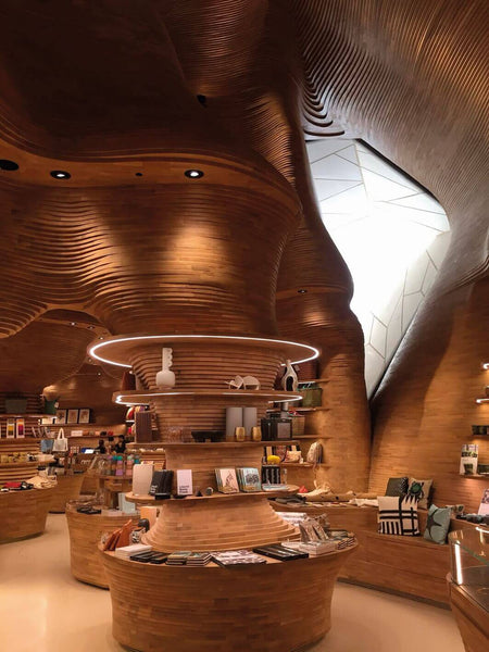 Stunning design in a museum gift shop.
