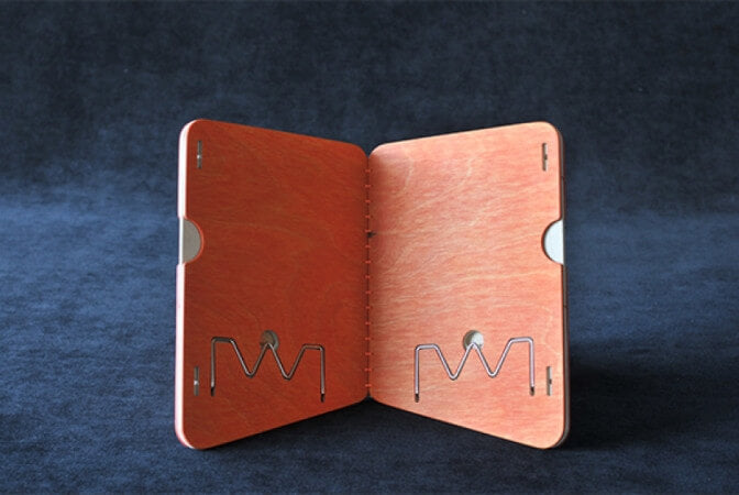 Colorful book saddle.