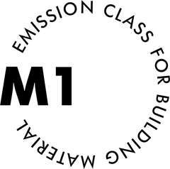 M1 emissions class for building materials certification icon