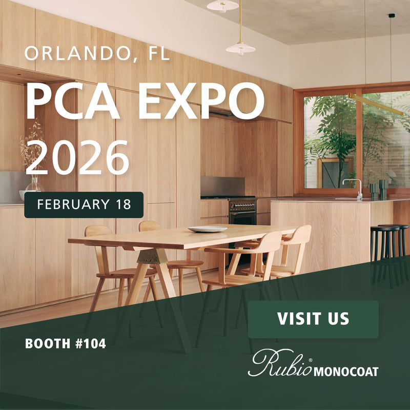 Rubio Monocoat USA is exhibiting at the PCA Expo 2026 in Orlando, Florida at Booth 104, February 18, 2026.