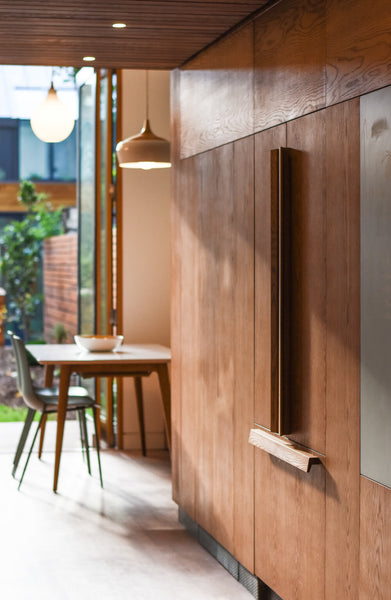 Built-in storage finished with Rubio Monocoat Oil Plus 2C.