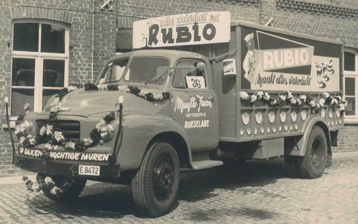 Rubio Monocoat truck in the 1960's