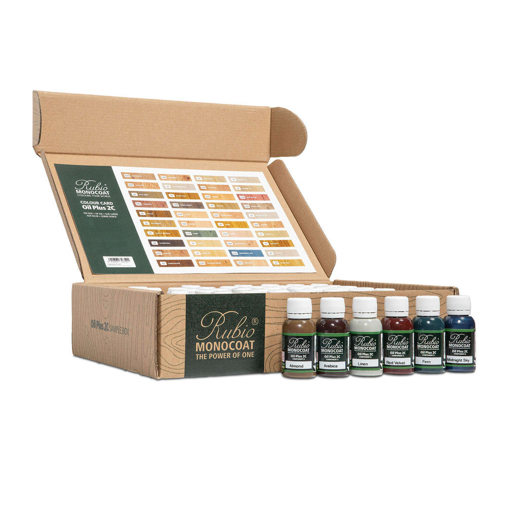 Rubio Sample Oil Plus 20 mL Sample Set, Wood Stain Tester Kit – Rubio Monocoat USA