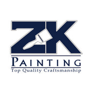 ZK Painting logo with top quality craftsmanship tagline