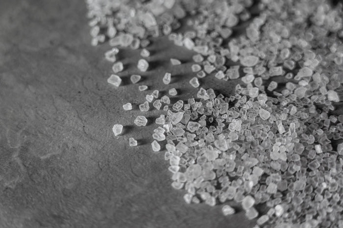 Macro photograph of salts using in wood finish