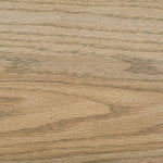 Rubio Monocoat Oil Plus 2C Aqua shown on Red Oak