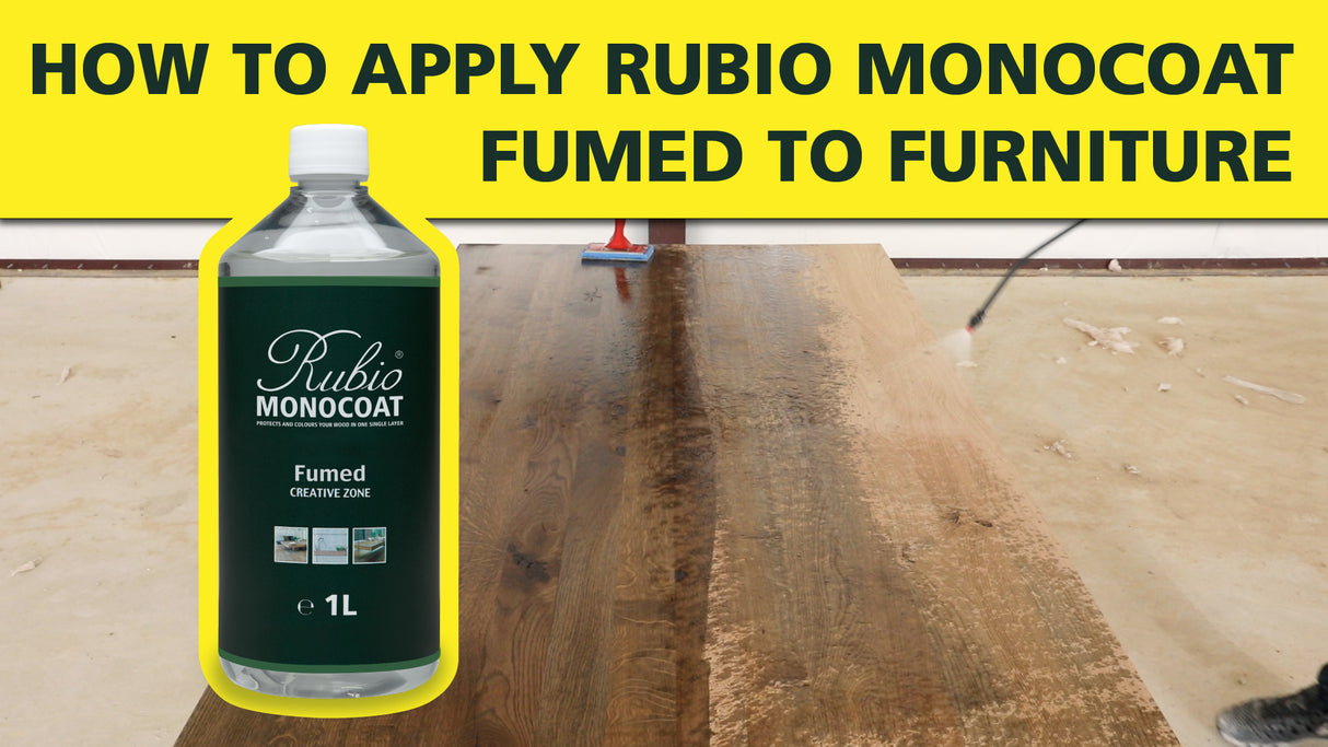 How to apply Rubio Monocoat Fumed to furniture