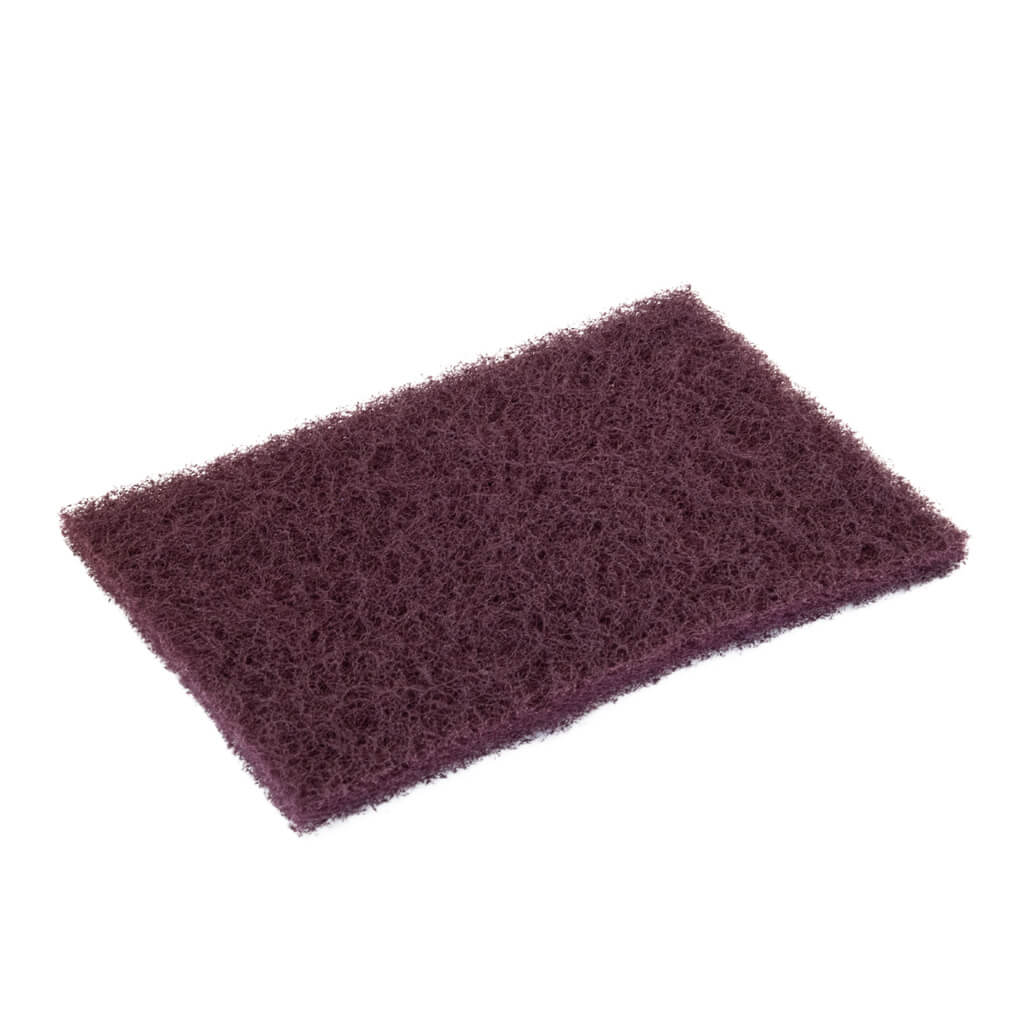 Maroon abrasion pad 4x6