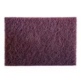 Rubio Monocoat maroon abrasion pad 4x6